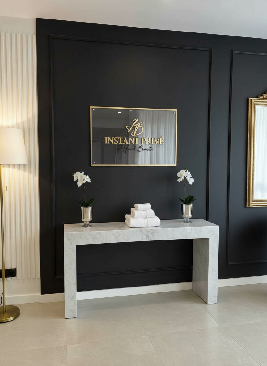 3Plaque décorative lettre relief hors plaque plexi . LADONNA LOGO