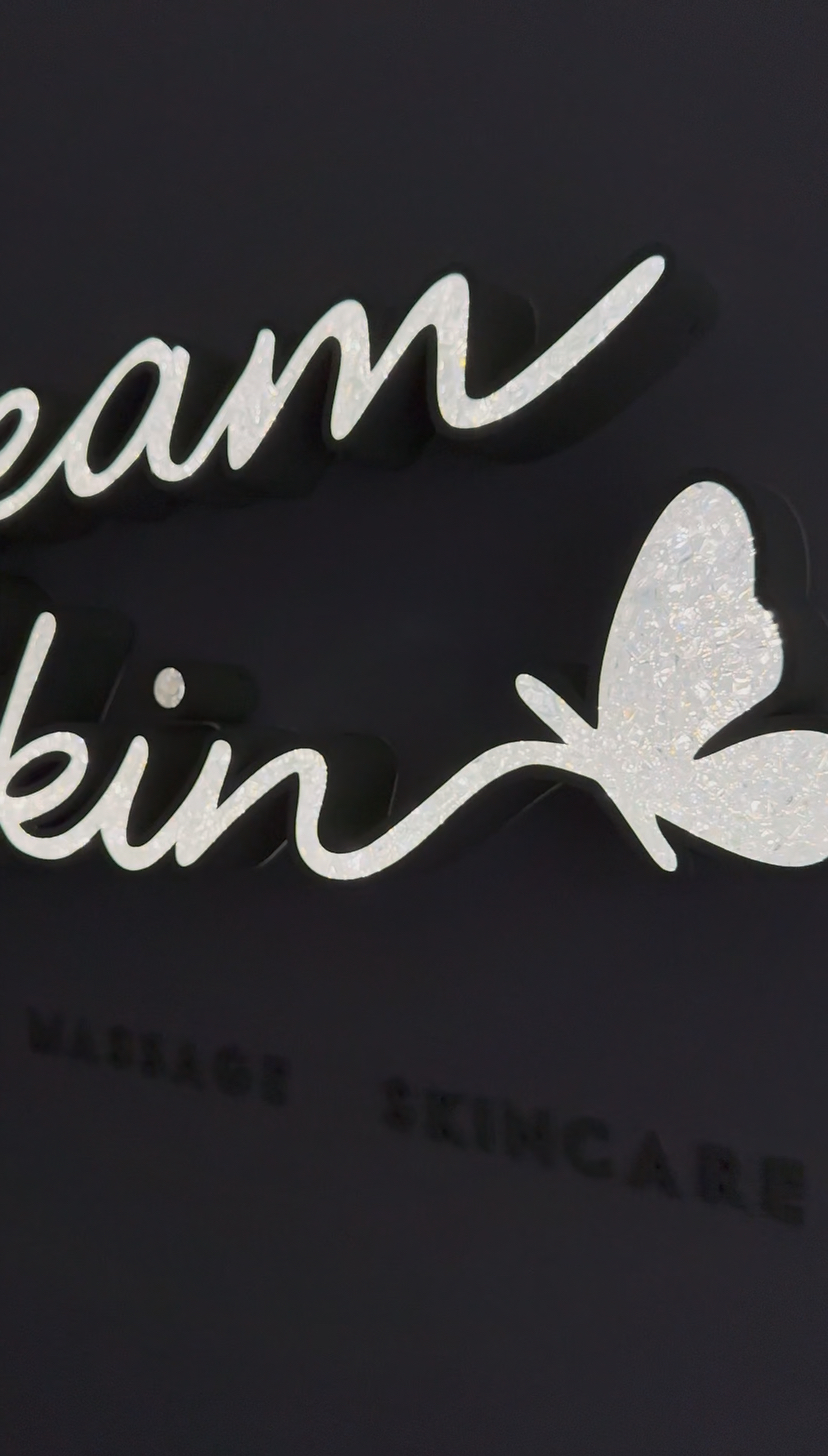 6 enseigne FACE lumineuse scintillantes LADONNA LOGO